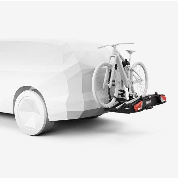 Thule VeloSpace XT 3-Bike Platform Towbar Bike Rack Black/Aluminium
