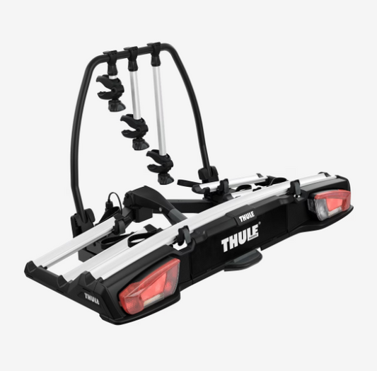 Thule VeloSpace XT 3-Bike Platform Towbar Bike Rack Black/Aluminium